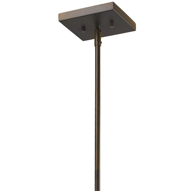 Brooklyn 4-Light Oil-Rubbed Bronze Pendant With Metal Framework Shade