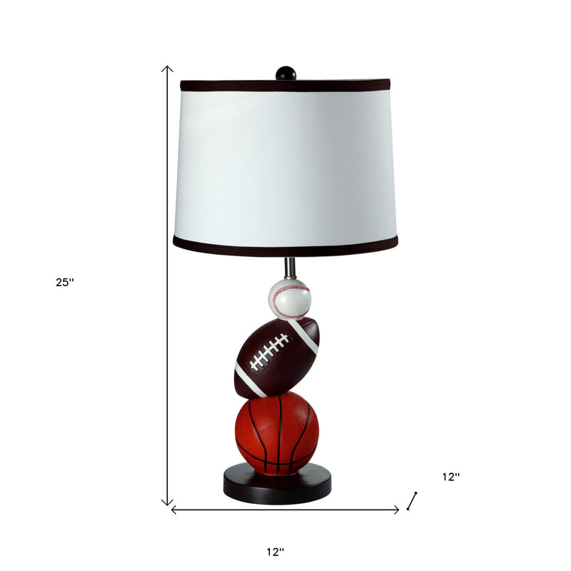 Whimsical Sports Themed Table Lamp