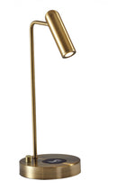 Ultra Sleek Brass Metal Led Desk Lamp