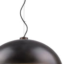 Keough 10-Light Oil-Rubbed Bronze Bowl Pendant With Raw Brass Sockets