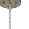 Vitozzi 1-Light Antique Silver Leaf Pendant