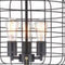 63" Black Three Lights Novelty Floor Lamp With Black Novelty Shade