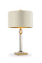 Gold Crystal Accent Desk Lamp